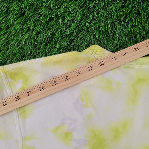 Champion Sweatshirt Medium 22x25 Green White Baggy - Picture 3 of 16